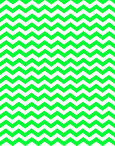 Printed Wafer Paper - Green Chevron - Click Image to Close